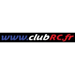 Le sticker adresse Club RC...