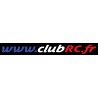 Le sticker adresse Club RC tricolore