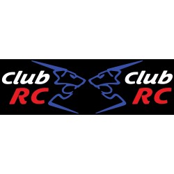 Les stickers de custodes Club RC tricolore